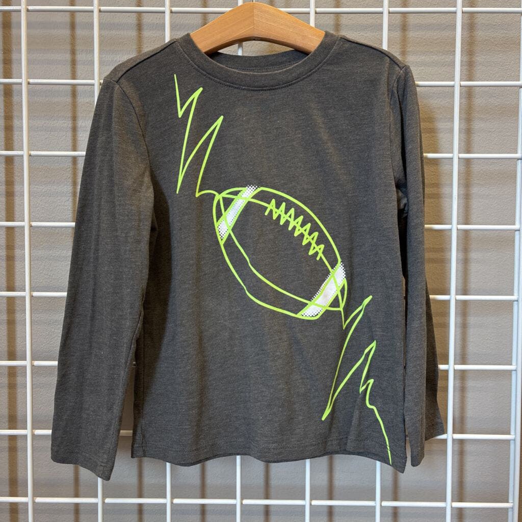 Cat & Jack Football LS Tee - 4/5