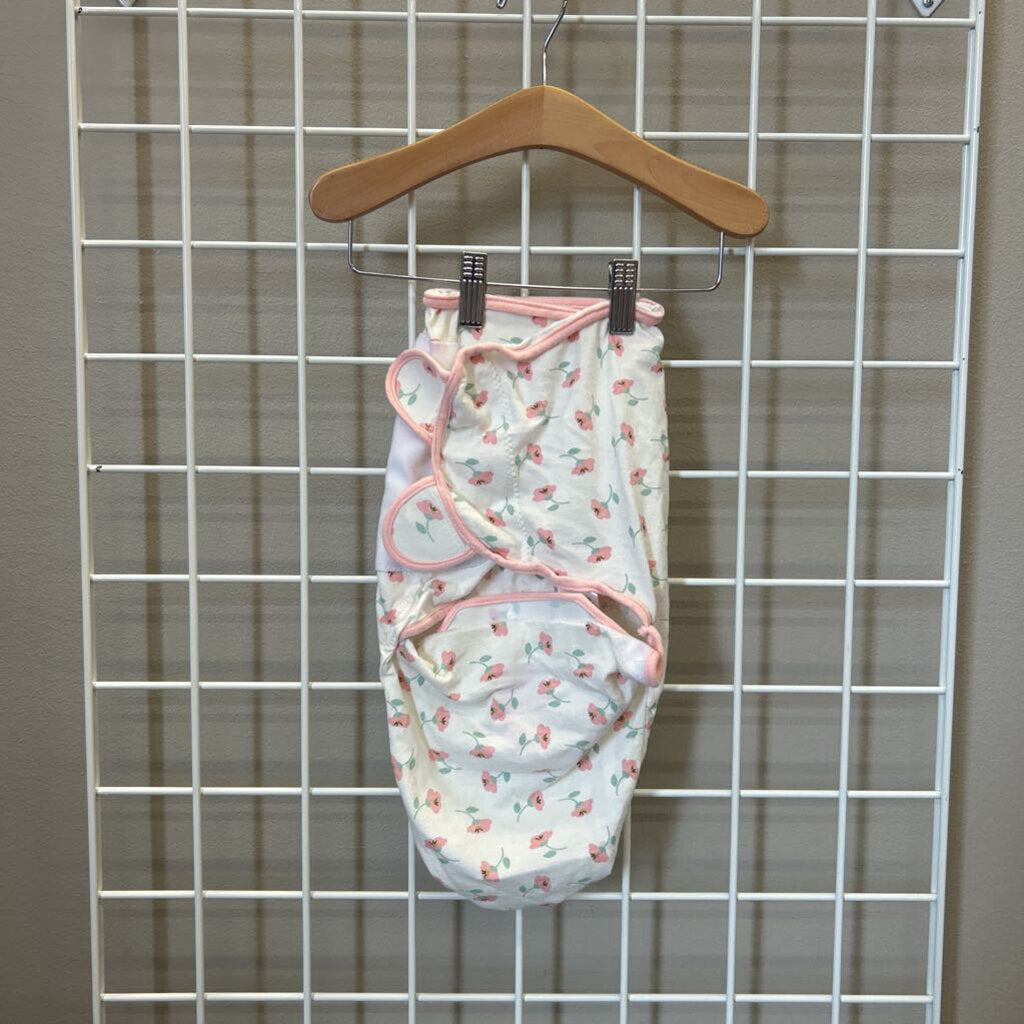 Touched by Nature Floral Velcro Swaddle - 0/3m
