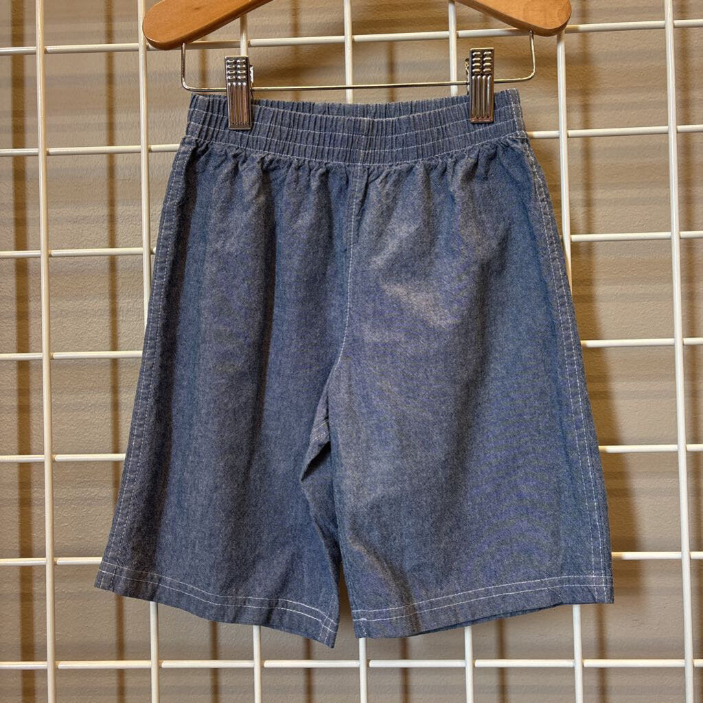Healthtex Chambray Pull On Shorts - 5T