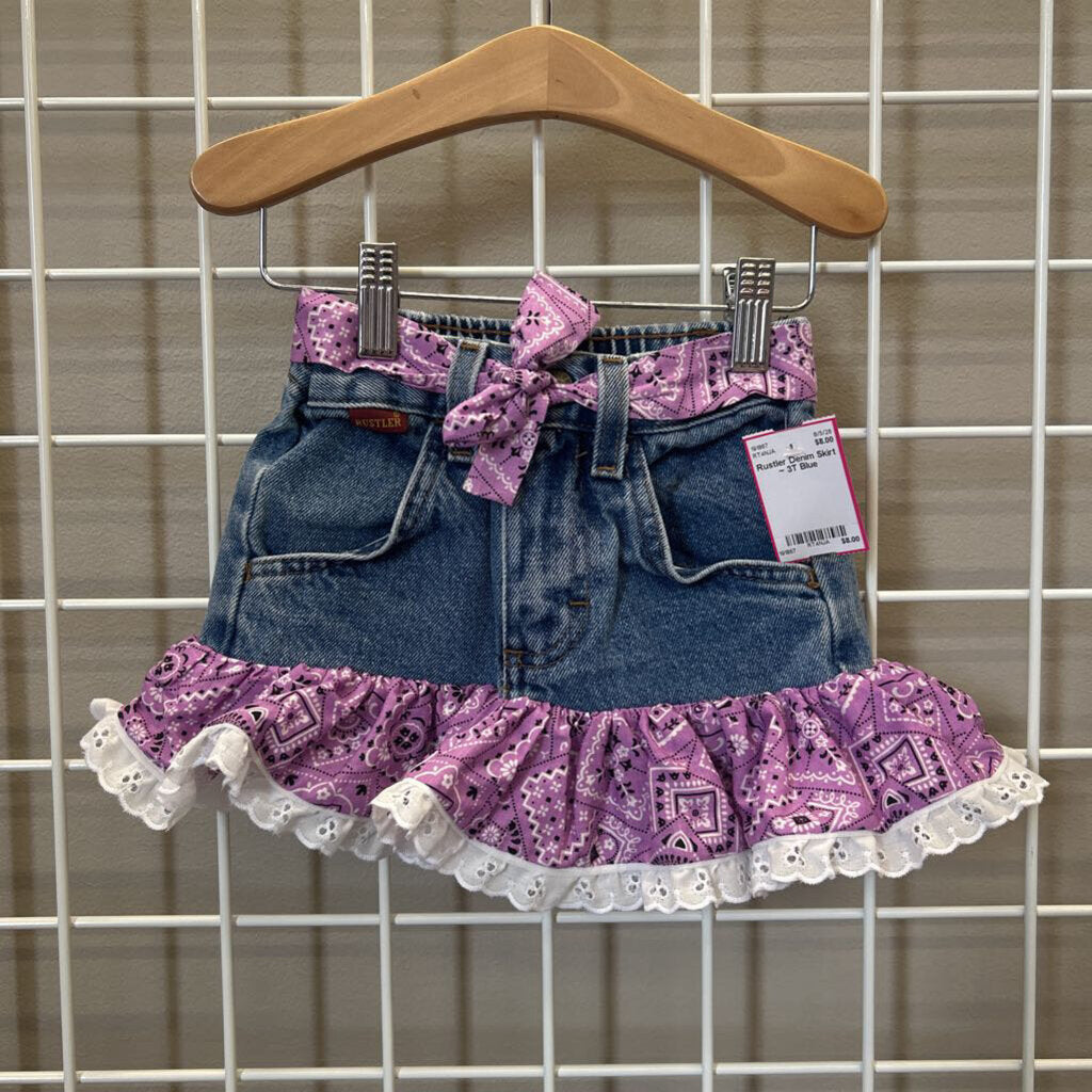 Rustler Denim Skirt ~ 3T