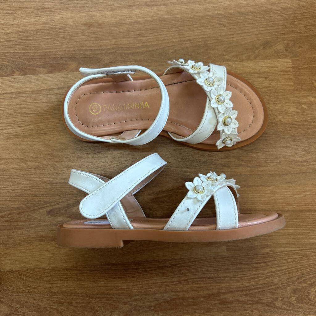Pandaninjia White Sandals - 10