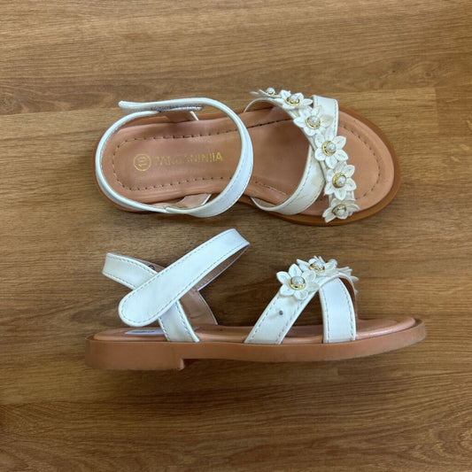 Pandaninjia White Sandals - 10