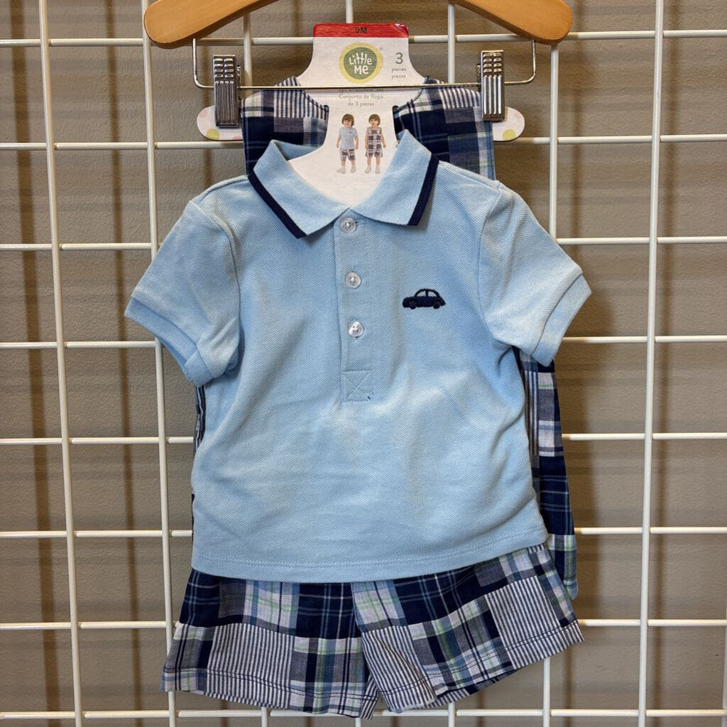 NWT Little Me 3pc Dresswear Set - 9m