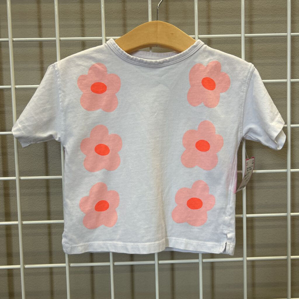 Zara Flower SS Tee - 2 (mark on back)