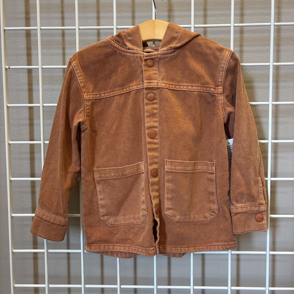 Cat & Jack LS Snap Hoodie - 4T