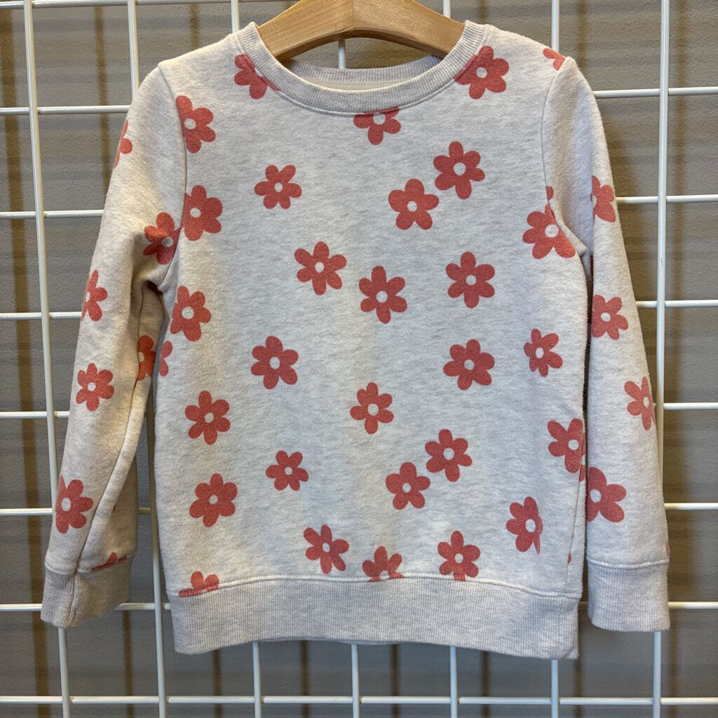 Cat & Jack Daisy Crewneck (wash wear) - 5T