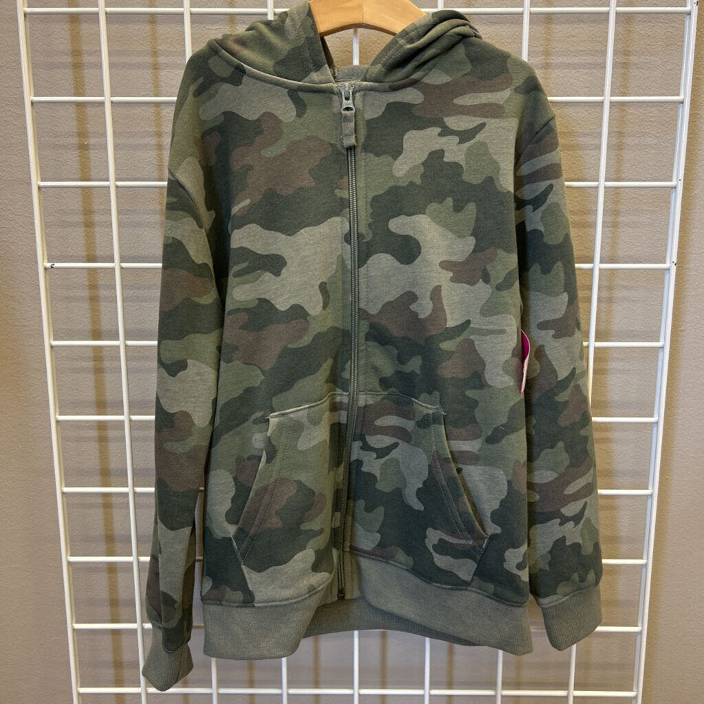 Cat & Jack Camo Zip Hoodie - 8