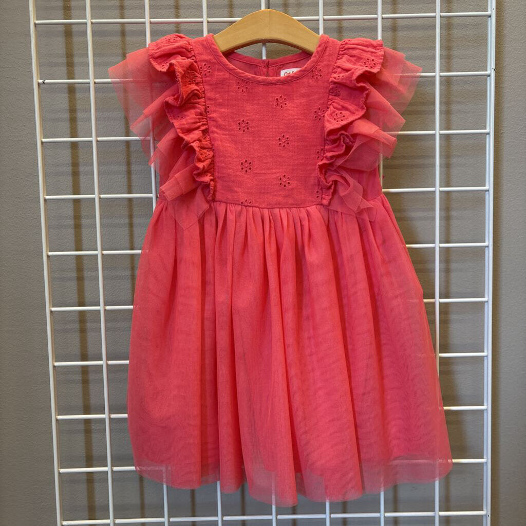 Cat & Jack Tulle SS Dress - 4T