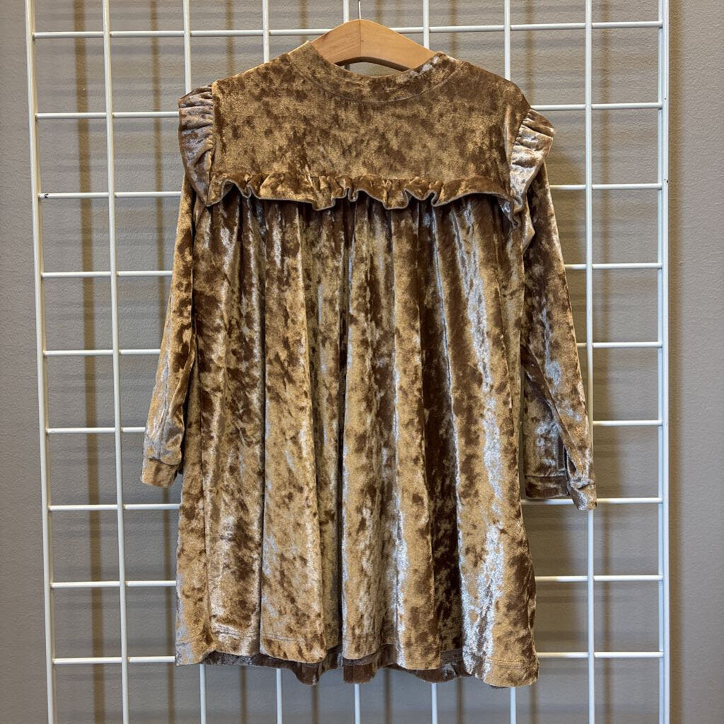 There Was One Velvet LS Dress - 6