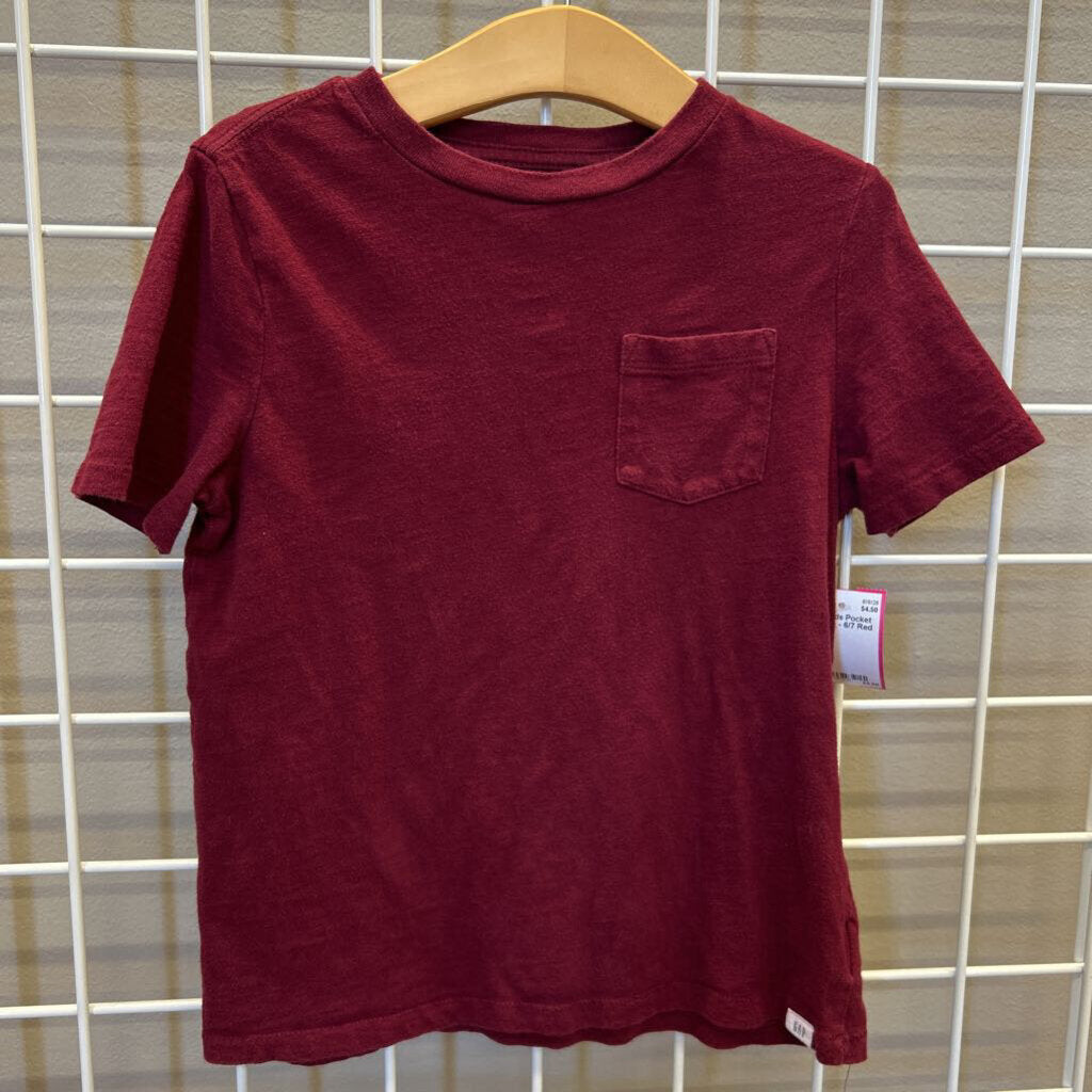 Gap Kids Pocket SS Tee - 6/7