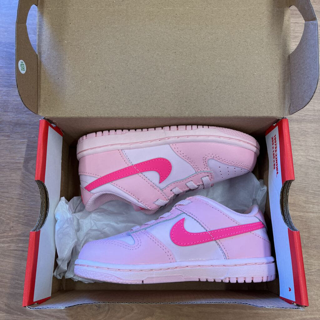 NEW Nike Dunk Low Pink Sneakers - 9