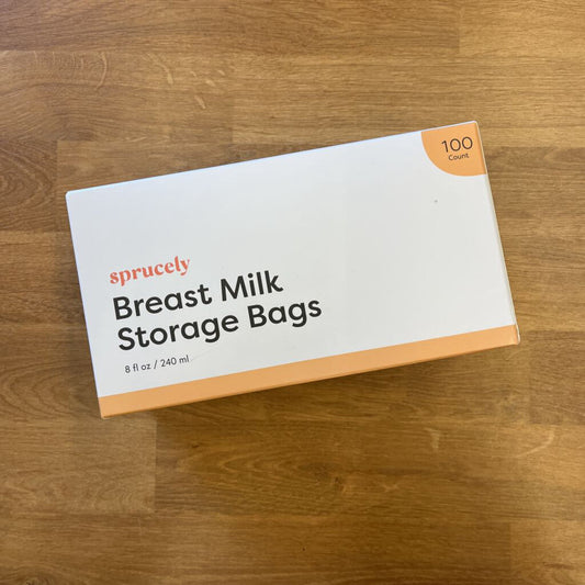 Sprucely Breast Milk Storage Bags - 100ct