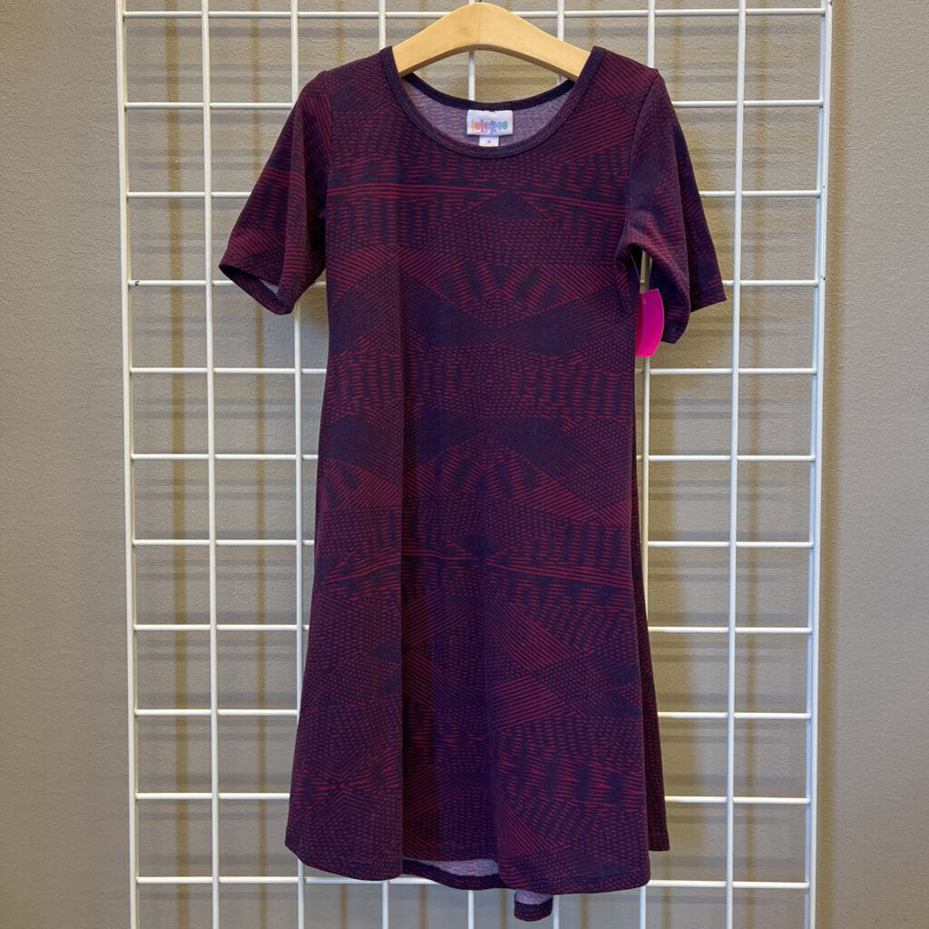 LuLaRoe Aztec Print SS Swing Dress - 8