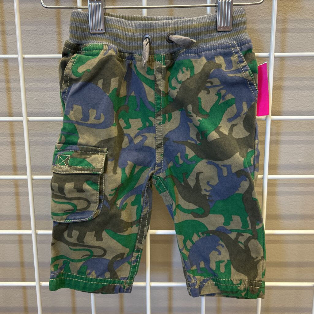 Hanna Andersson Cargo Dino Pants - 3/6m