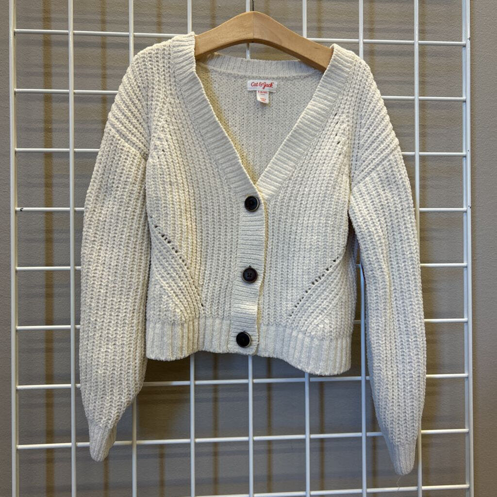 Cat & Jack Sparkle Crop Cardigan - 6/6x