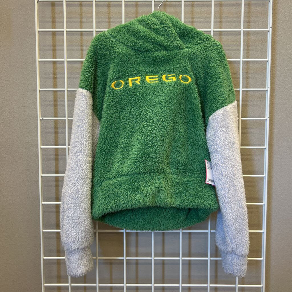 Gen 2 Oregon Ducks Crop Furry Hoodie - 7/8