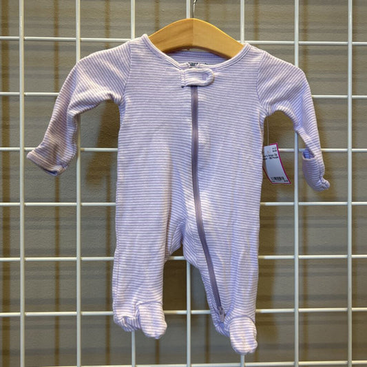 Carter's Stripe Zip Sleeper - NB