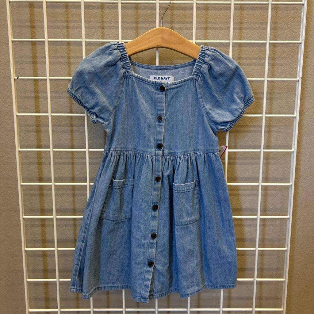 Old Navy Denim SS Dress - 4T