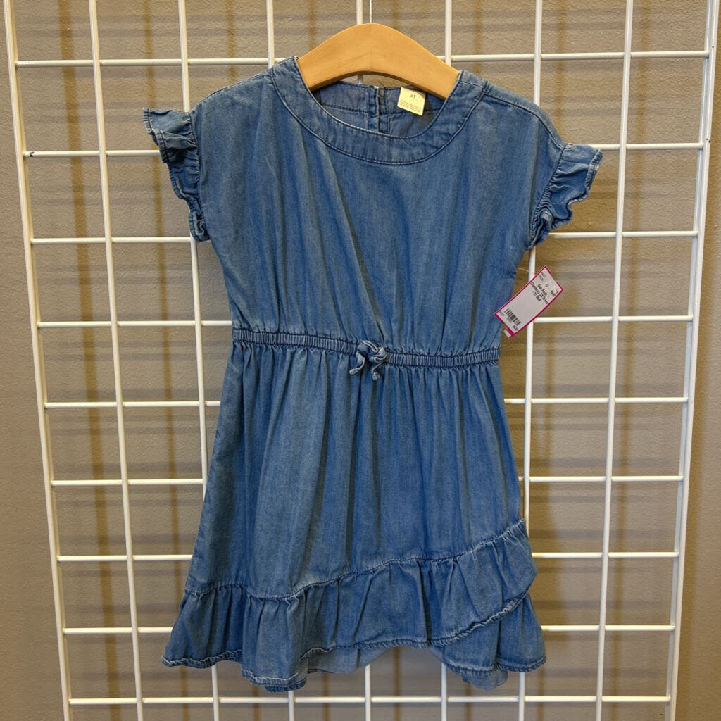 Osh Kosh Chambray SS Dress - 3T
