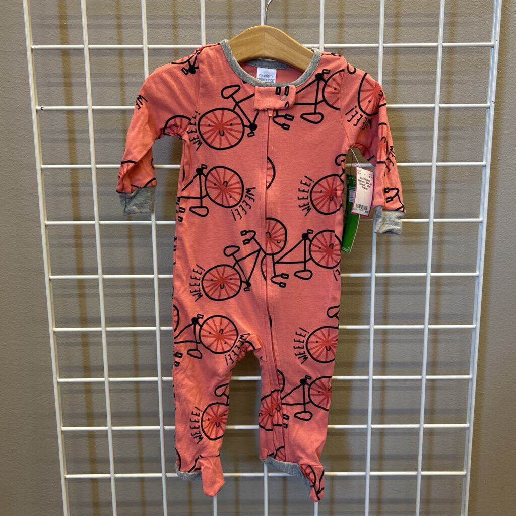 NWT Modern Moments Bike Zip Sleeper - 3/6m