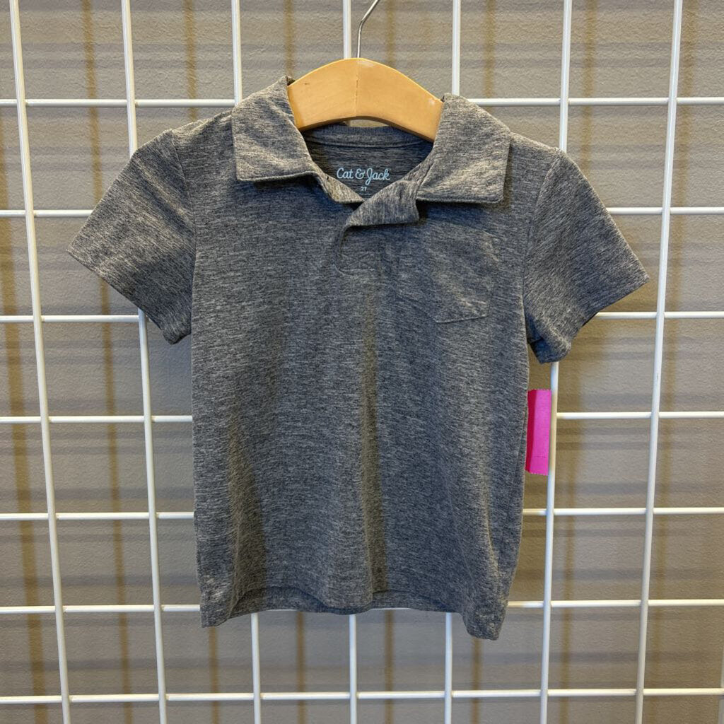 Cat & Jack SS Polo - 2T