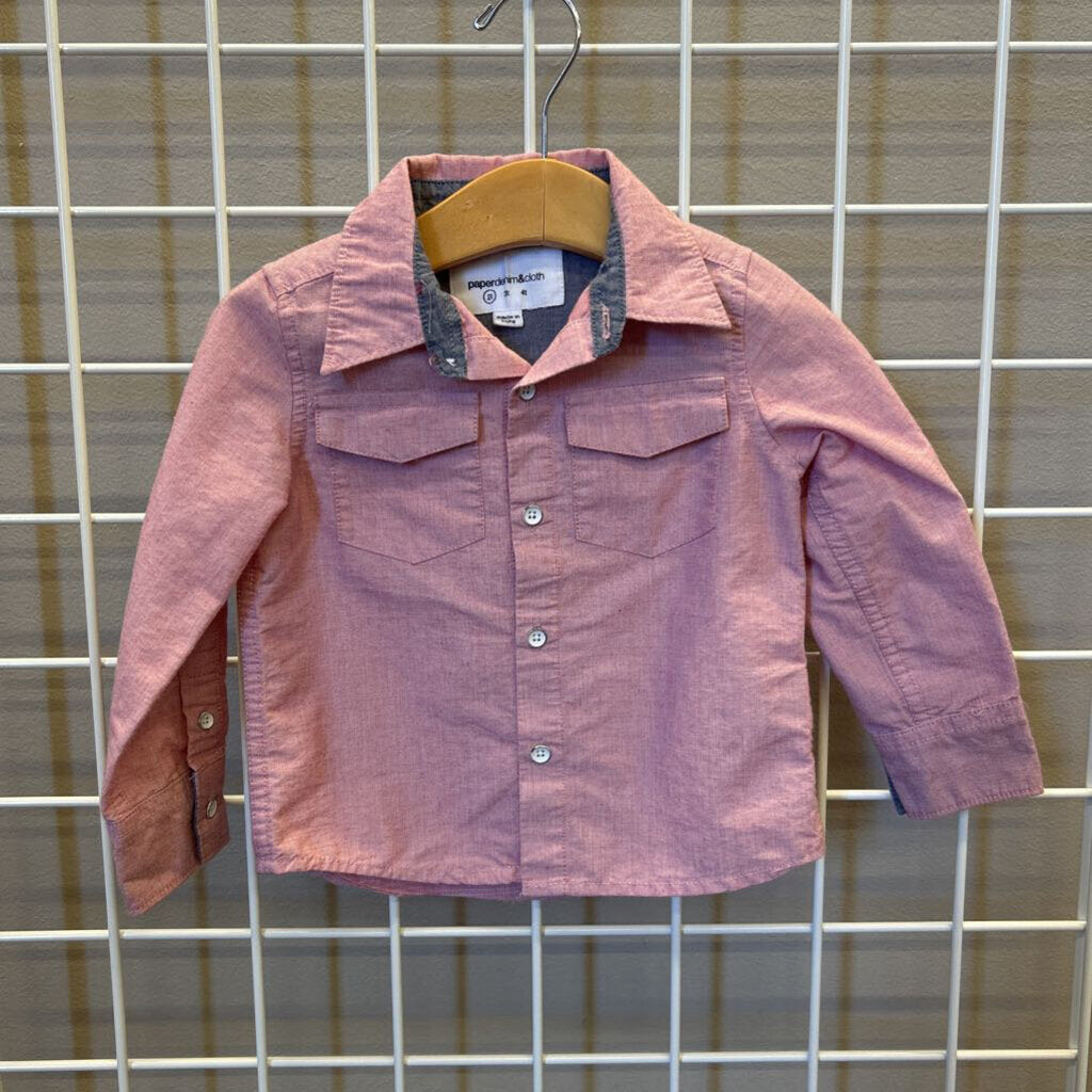 Paper Denim & Cloth LS Button Up - 2T