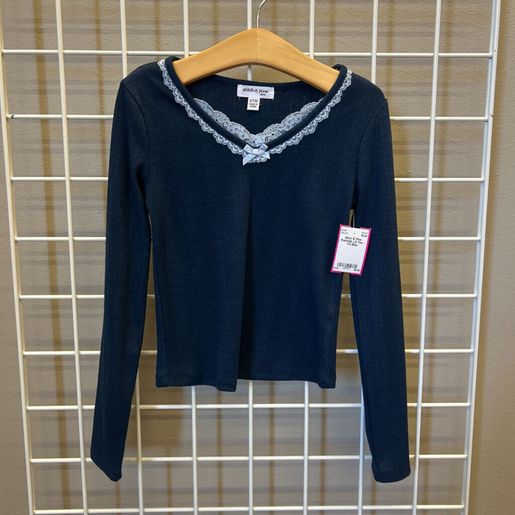 Stich & Pine Pointelle LS Tee - 7/8