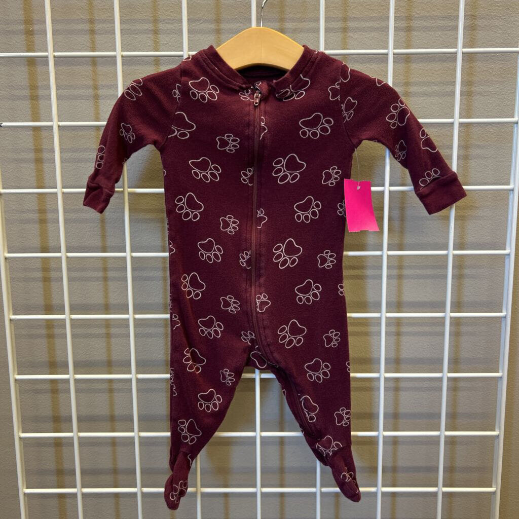 Dip Paw Zip Sleeper - 3/6m
