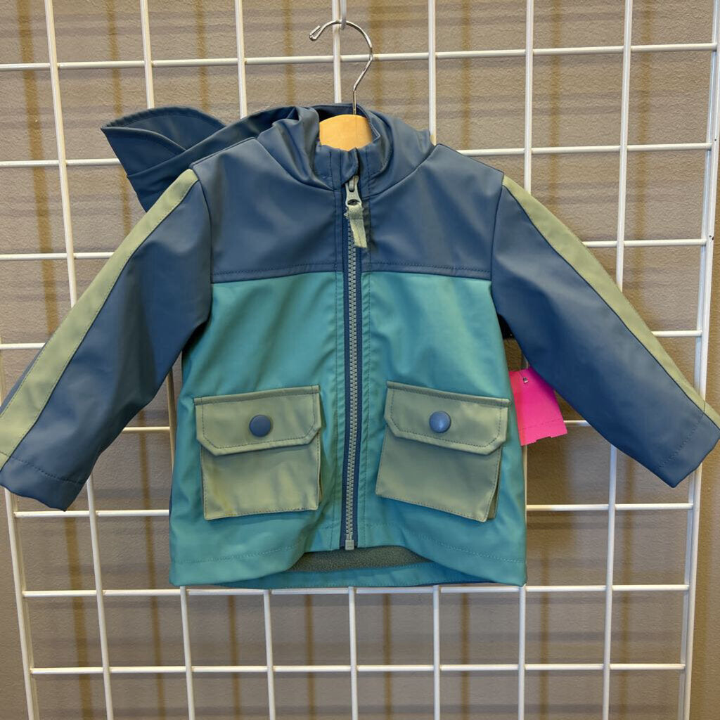 Little Me Color Block Rain Jacket - 12m
