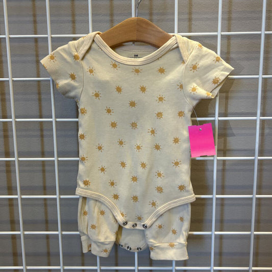 Sun Onesie Two Pc Set - 9m
