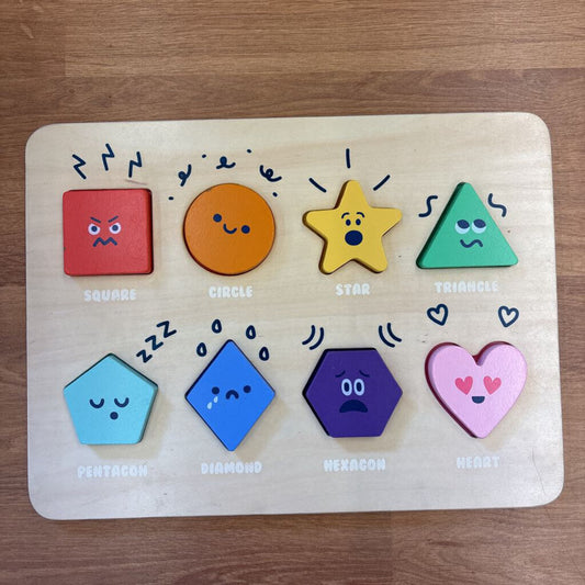 Giggle Scape Shapes Wood Puzzle