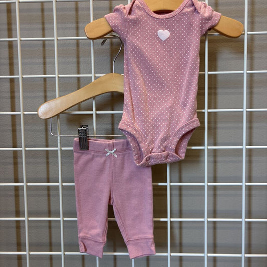 Carter's Dot Onesie Set - NB