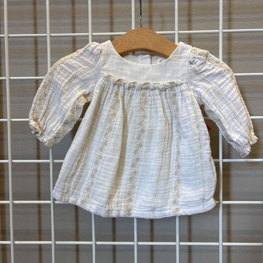 Cat & Jack Linen LS Top - 0/3m