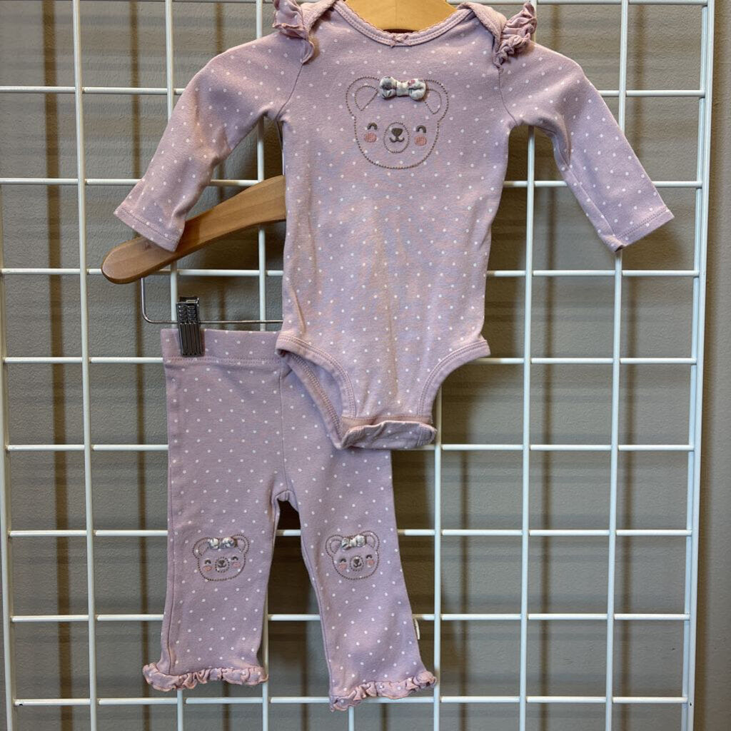 Huggies Bear Dot Onesie Set - 3m