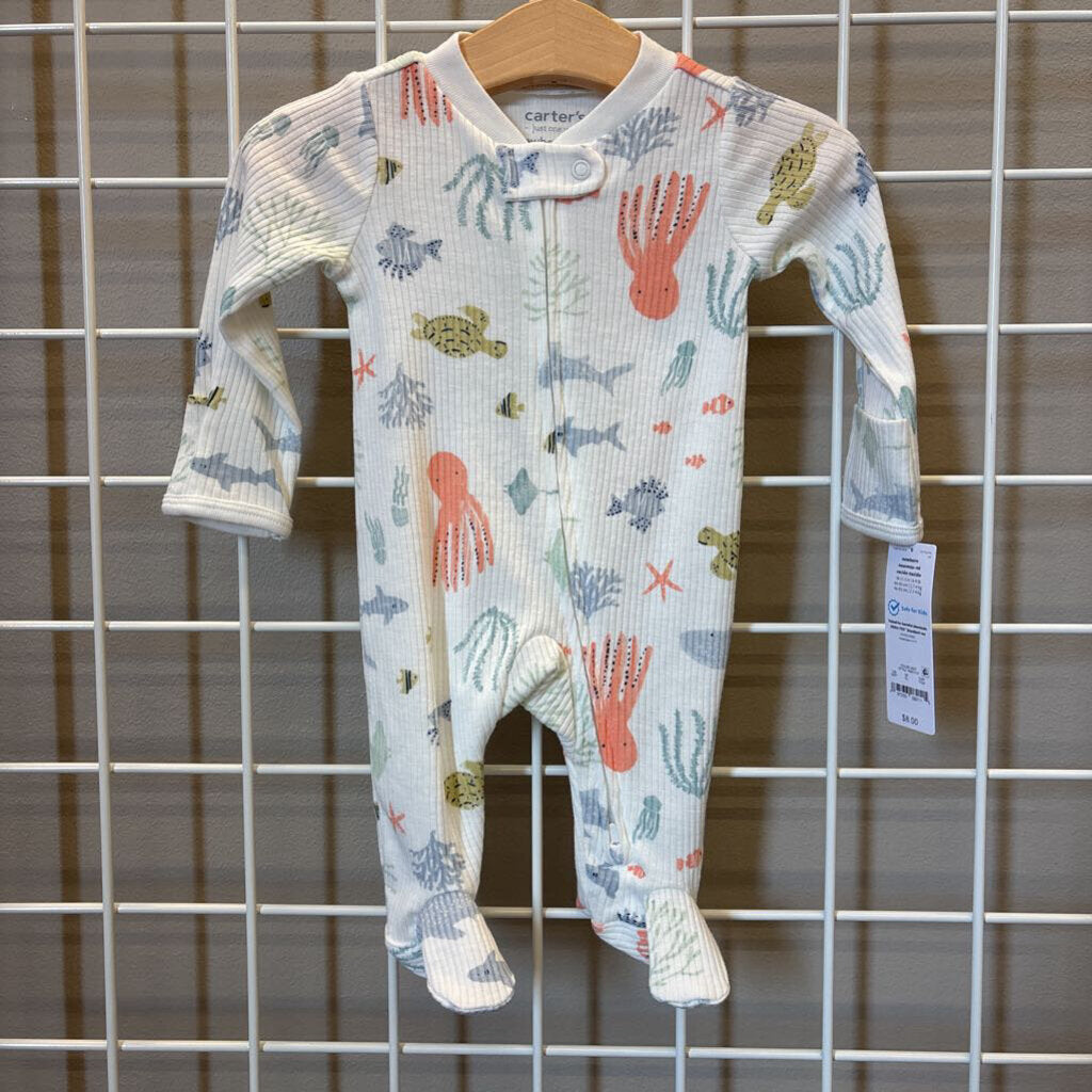 NWT Carter's Sea Zip Sleeper - NB