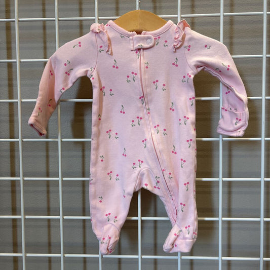 Carter's Cherry Zip Sleeper - NB