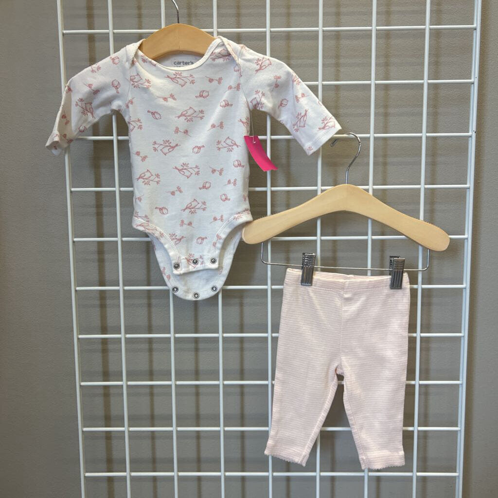 Carter's Bird Onesie Set - 3m