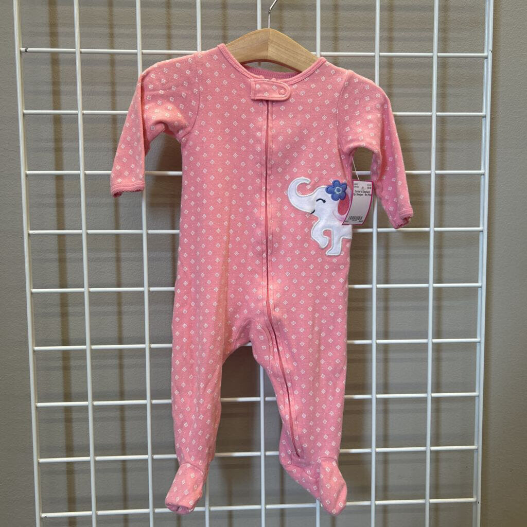 Carter's Elephant Zip Sleeper - 9m