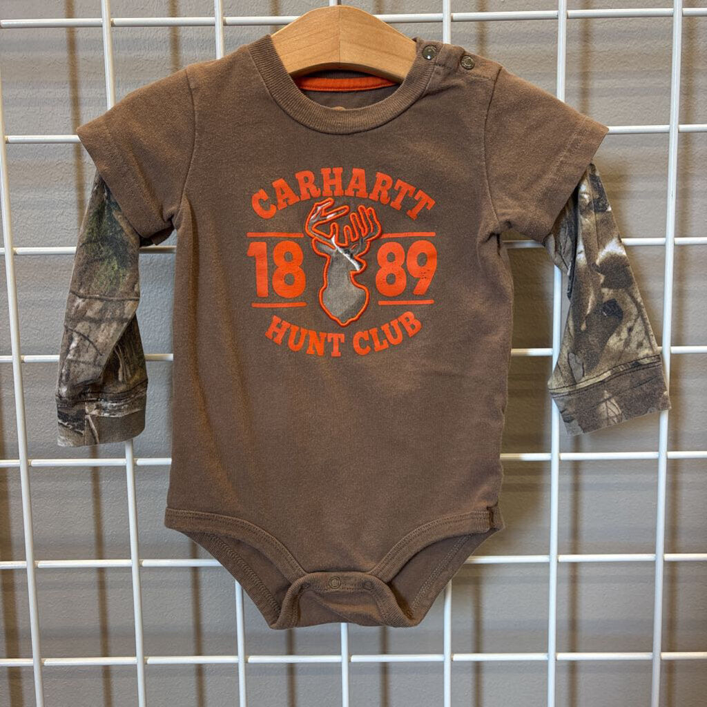 Carhartt Deer LS Onesie - 12m