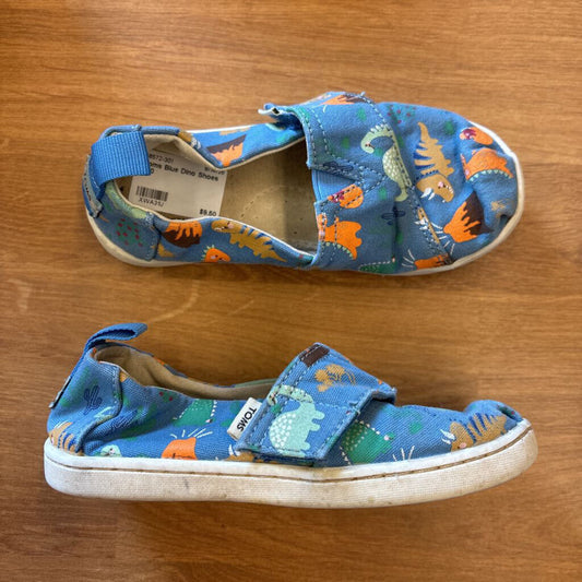 Toms Blue Dino Shoes - 10