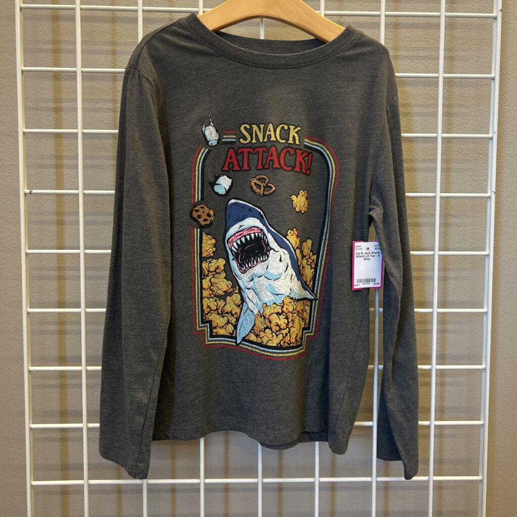 Cat & Jack Snack Attack LS Tee - 8