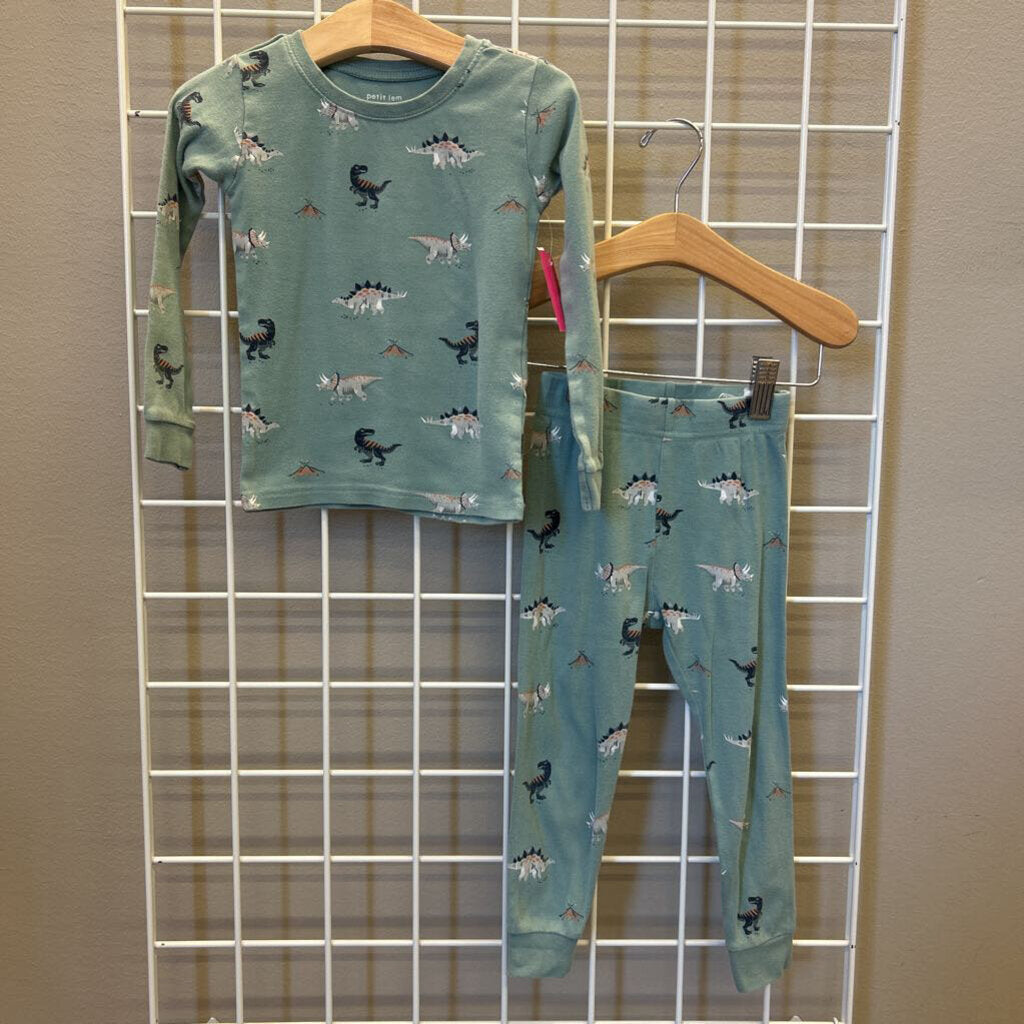 Petit Lem Dino Pjs (wash wear) - 3T