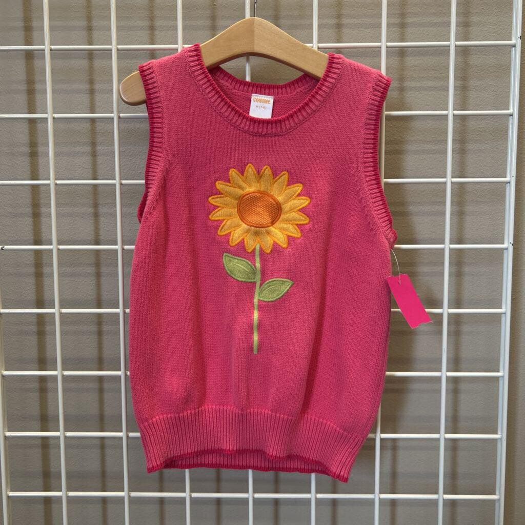 Gymboree Sunflower Sweater Vest - 7/8