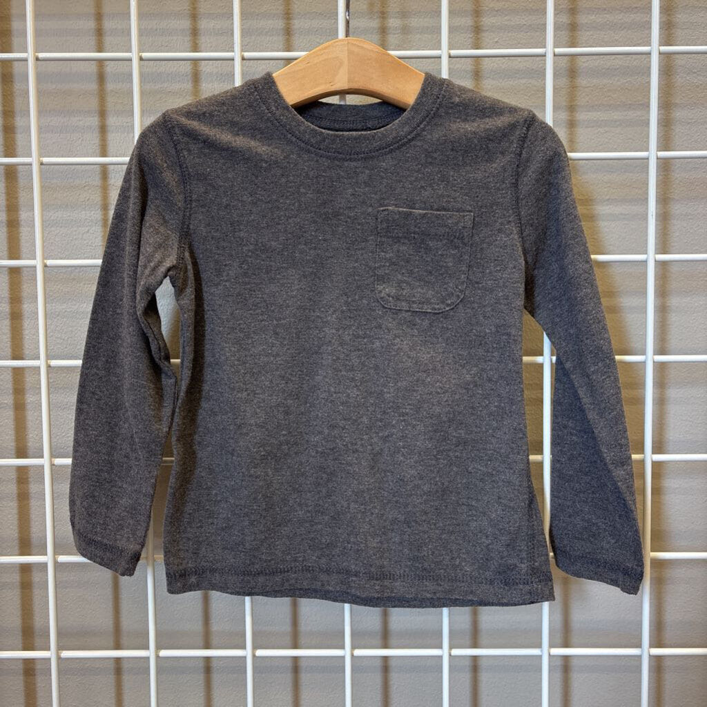 Okie Dokie LS Pocket Tee - 3T