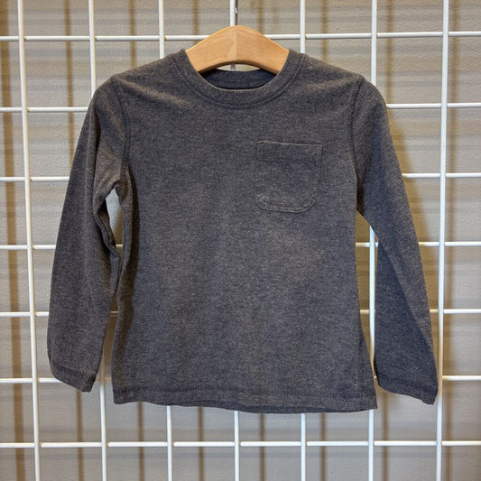 Okie Dokie LS Pocket Tee - 3T