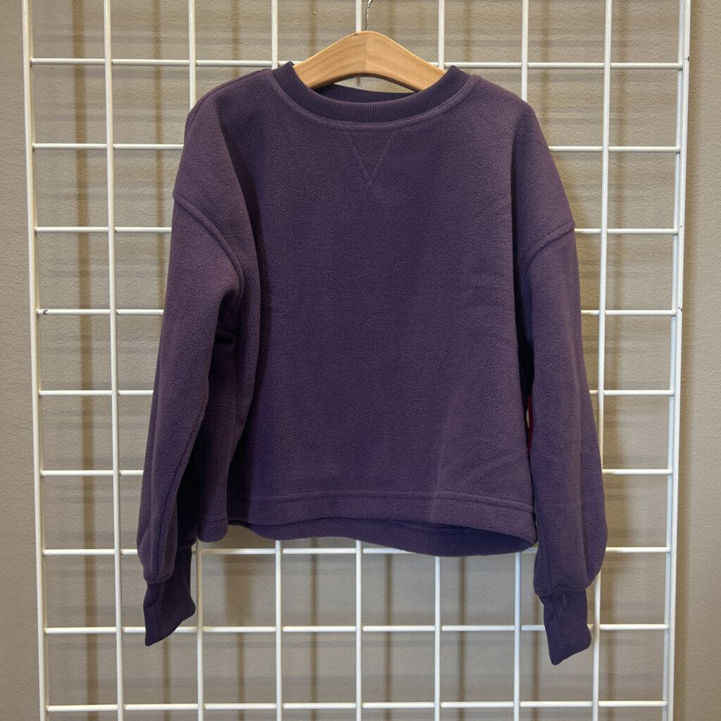 NWT Old Navy Fleece LS Crop Tee - 6/7