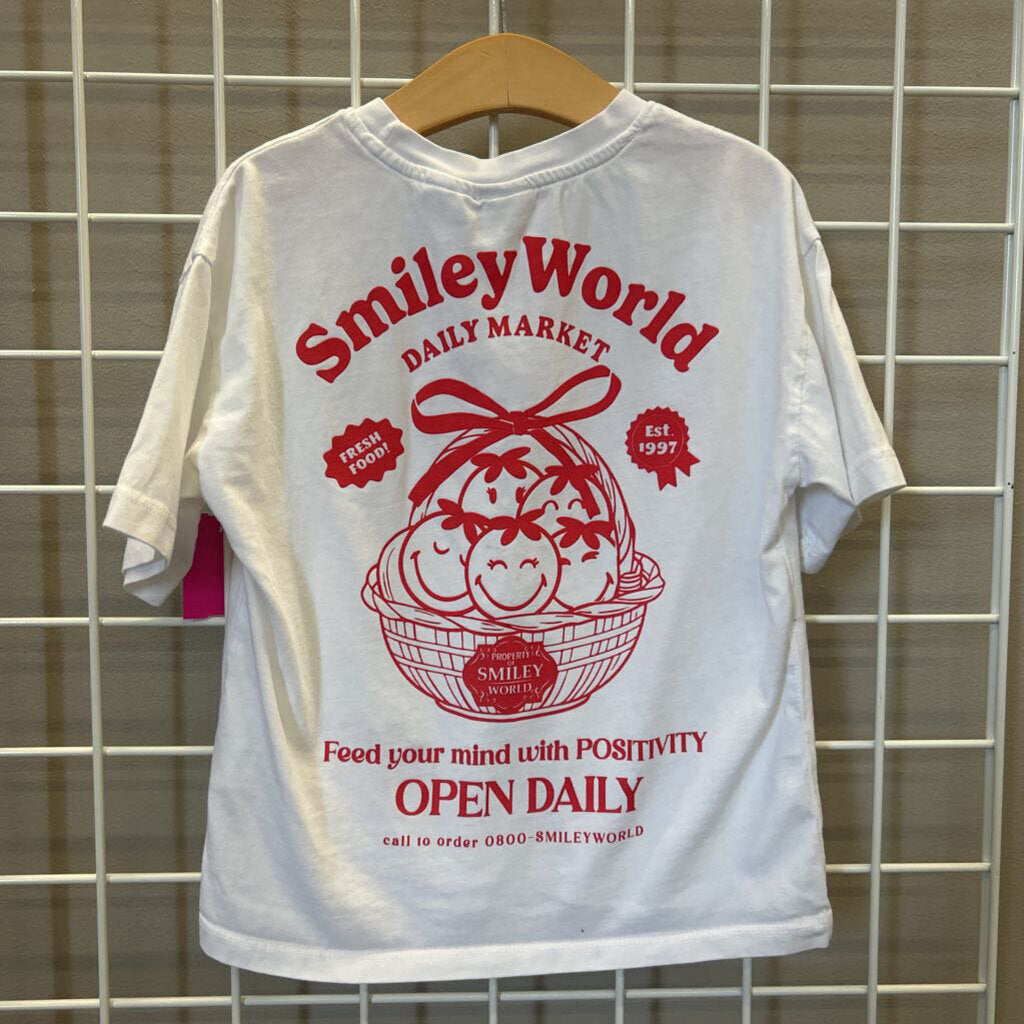 Zara Smiley World SS Tee - 6/7