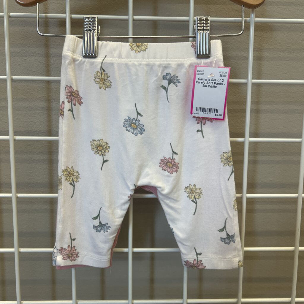 Carter's Set of 2 Purely Soft Pants - 3m