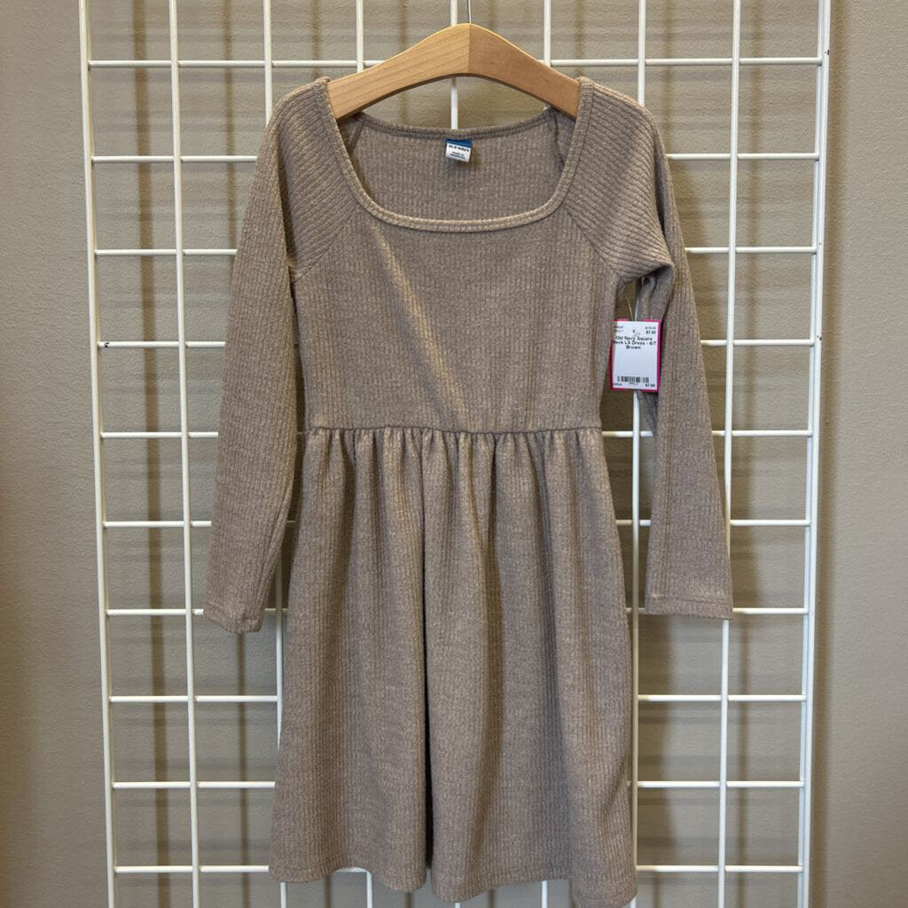 Old Navy Square Neck LS Dress - 6/7
