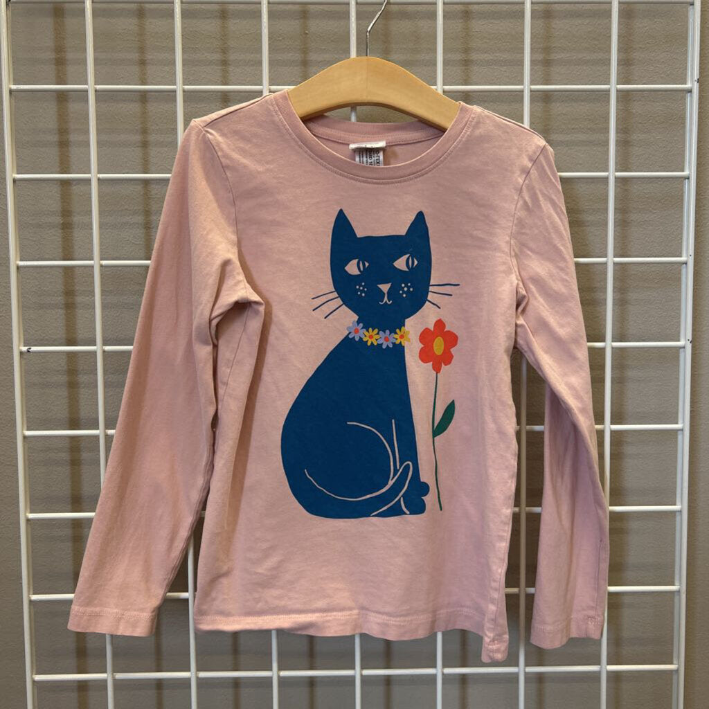 Hanna Andersson Cat LS Tee - 6/7